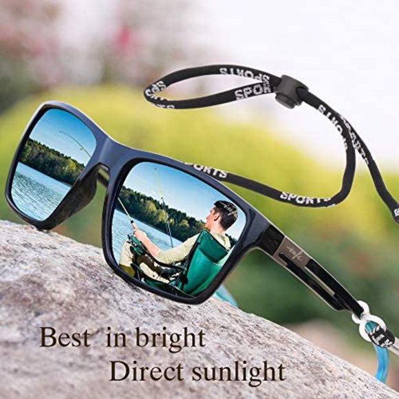 Polarized Sunglasses for Men Driving, Running ,Golf,Sports UV Protection - Picture 2 of 5